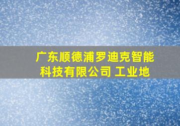 广东顺德浦罗迪克智能科技有限公司 工业地